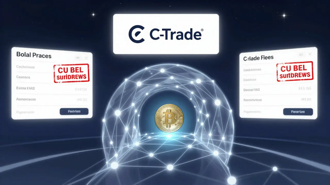 Crypto withdrawal with no extra fees, traveling through a clean network tunnel while others show surcharges.