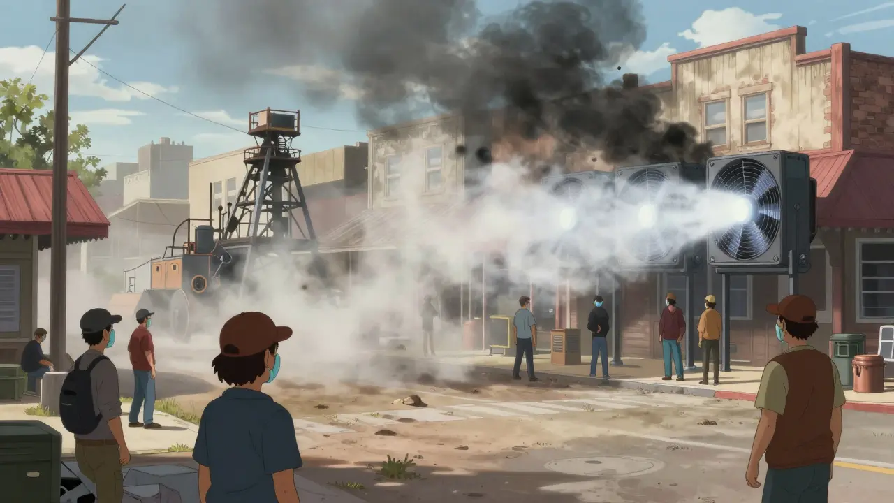 Residents affected by air pollution from Bitcoin mining in Texas