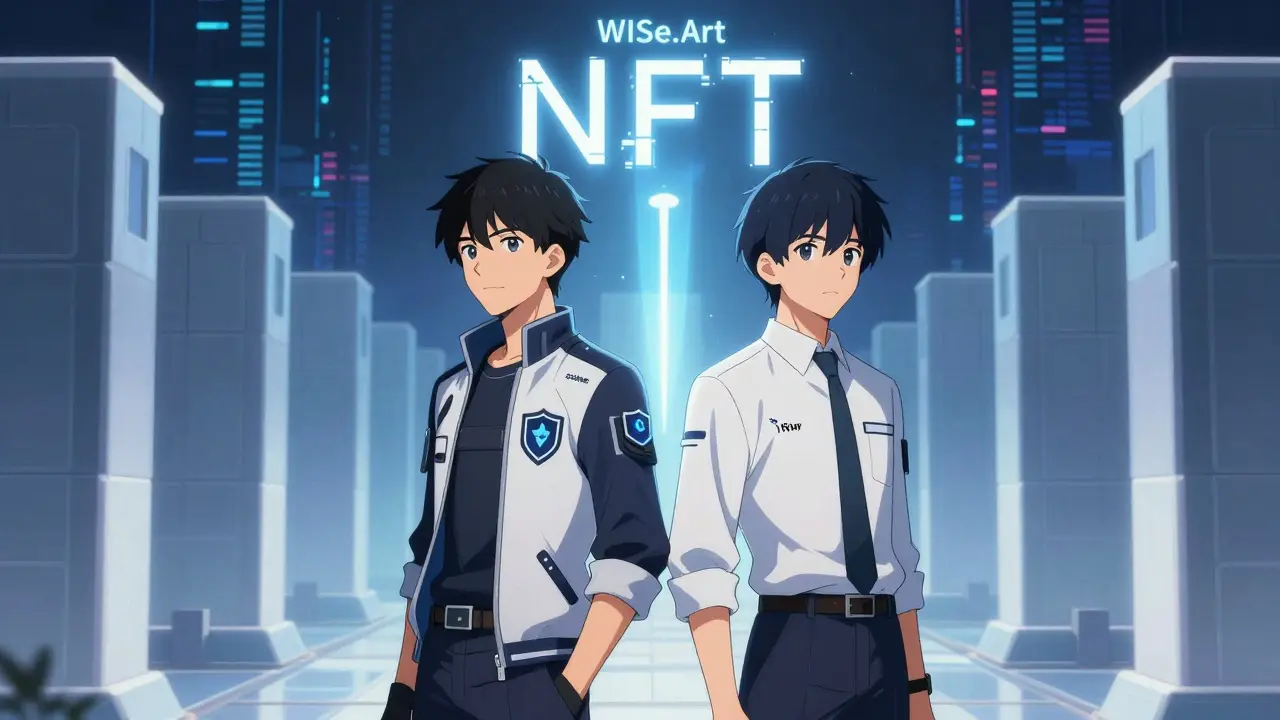 Scaleswap and WISeKey characters forming secure NFT partnership