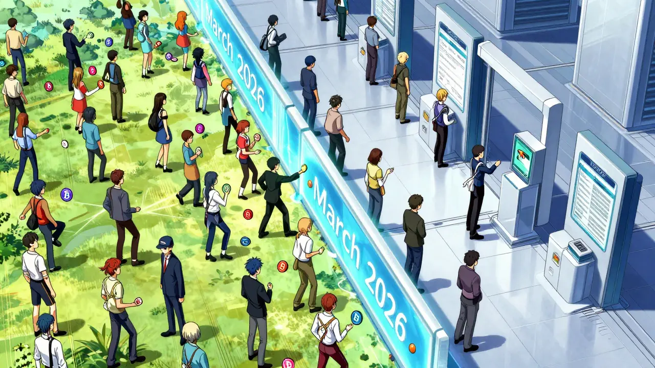 Anime visualization of expanding crypto laws in 2026