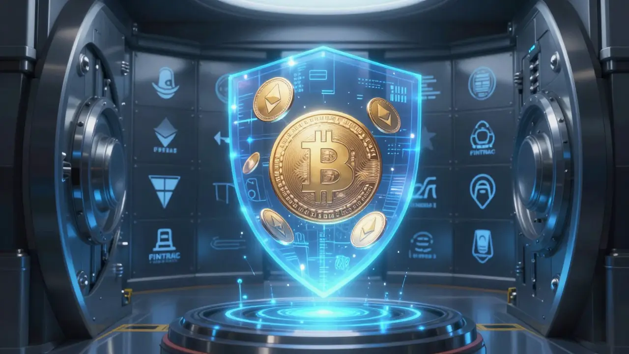 Holographic crypto coins protected by secure digital vault shield